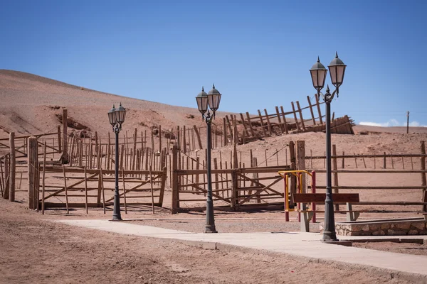 Pueblo en Mountain Plateau Puna, Norte de Argentina — Foto de Stock