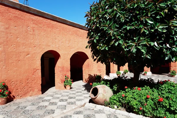 Klasztor Saint Catherine (Santa Catalina), Arequipa, za — Zdjęcie stockowe