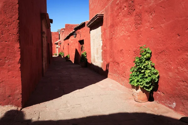 Klasztor Saint Catherine (Santa Catalina), Arequipa, za — Zdjęcie stockowe