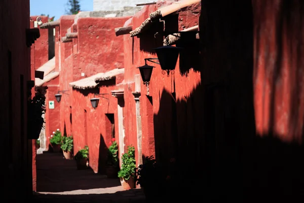 Klasztor Saint Catherine (Santa Catalina), Arequipa, za — Zdjęcie stockowe