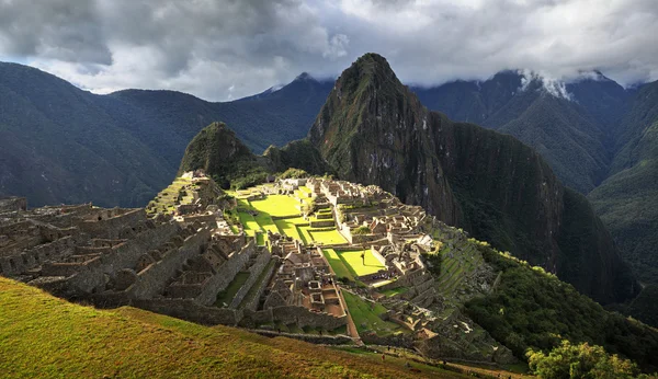 Machu Picchu, Peru, wpisanego na listę Światowego Dziedzictwa UNESCO. Jednym z nowych S — Zdjęcie stockowe