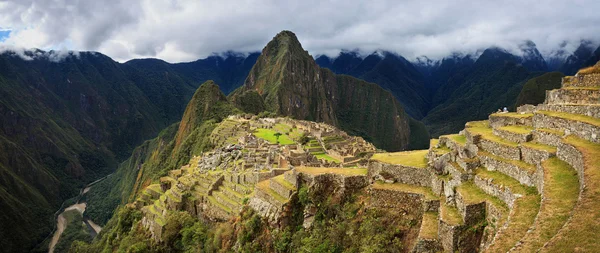 Machu Picchu, Perú, Patrimonio de la Humanidad por la UNESCO. Uno de los nuevos S — Foto de Stock