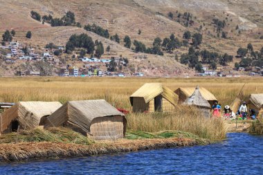 Ada Uros, Lago Titicaca,: Puno, Peru