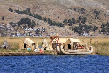 Ada Uros, Lago Titicaca,: Puno, Peru