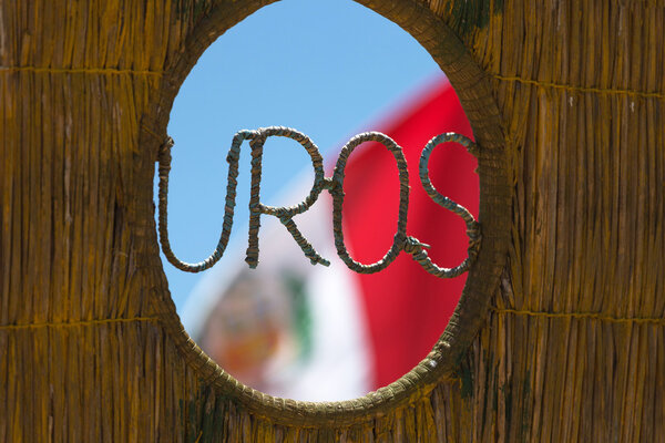 Island Uros, Lago Titicaca, Puno, Peru
