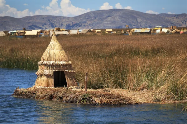 Insel der Uros, Lago Titicaca, Puno, Peru — Stockfoto