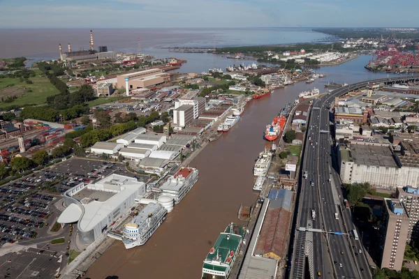 View from the helicopter for Buenos Aires, Argentina — Stock Photo, Image