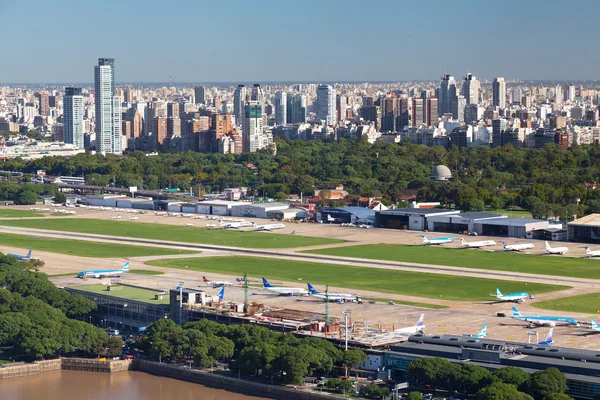 View from the helicopter for Buenos Aires, Argentina — Stock Photo, Image