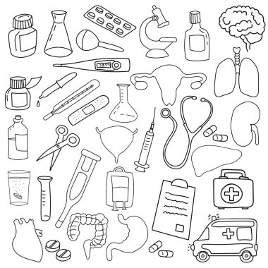 Tıp ve sağlık resimler ayarla