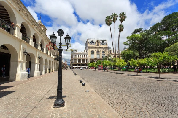 Salta, Argentinië - 18 januari 2015: Het centrale gebied van de col — Stockfoto