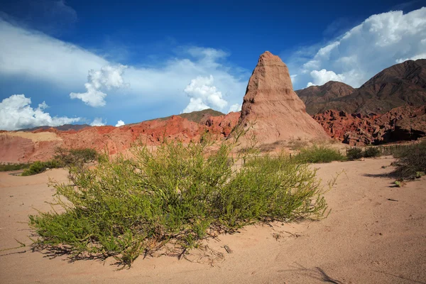 Formación rocosa, Quebrada de Cafayate, Salta, Argentina — Foto de Stock