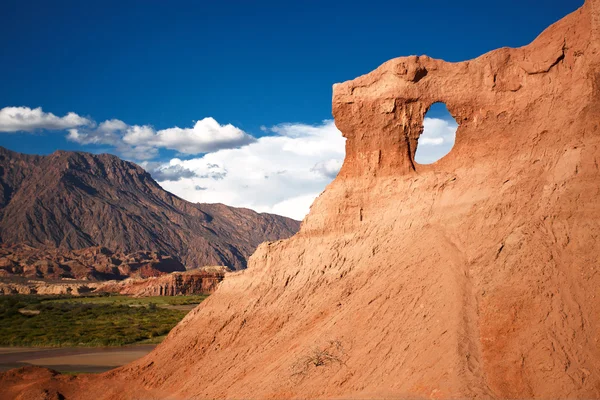 Skalní útvar, Quebrada de Cafayate, Salta, Argentina — Stock fotografie