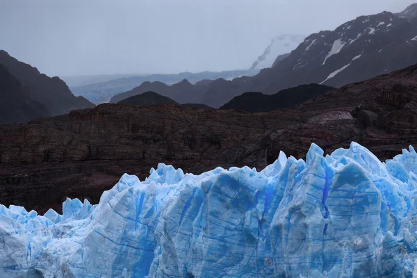 Geleira cinzenta, Parque Nacional Torres del Paine, Patagônia, Chile — Fotografia de Stock