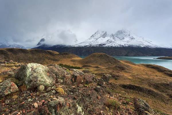 Torres del Paine nationalpark, Patagonien, Chile — Stockfoto