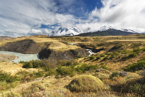 Torres del Paine Nemzeti Park, Patagónia, Chile — Stock Fotó