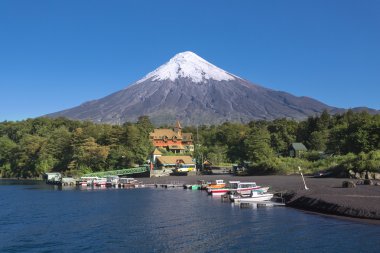 Osorno yanardağ, patagonia, Şili