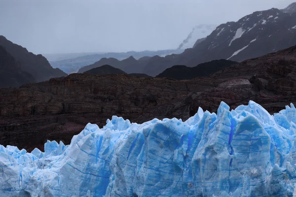 Šedé ledovec, Torres del Paine národní Park, Patagonie, Chile — Stock fotografie