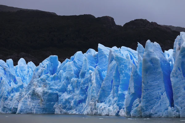 Gri buzul, Torres del Paine Milli Parkı, Patagonia, Şili — Stok fotoğraf