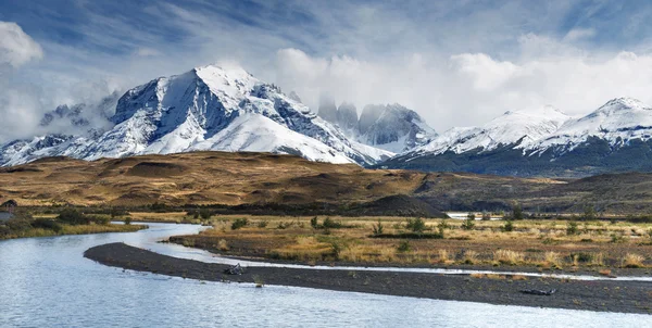 Torres del Paine Ulusal Parkı, Patagonya, Şili — Stok fotoğraf