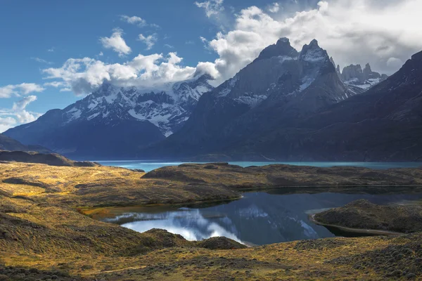 Национальный парк Торрес-дель-Пейне, Патагония, Чили — стоковое фото