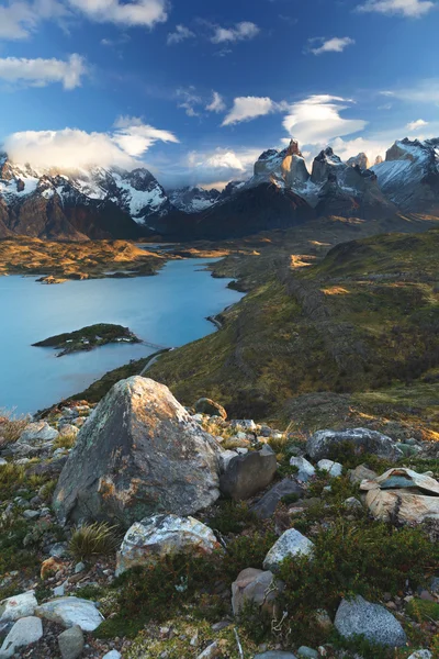 Nationalparken Torres del Paine, Patagonia, Chile — Stockfoto