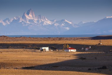 Mount fitz roy, los glaciares Milli Parkı, Patagonya