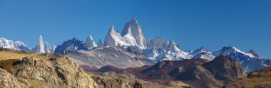 Mount fitz roy, los glaciares Milli Parkı, Patagonya