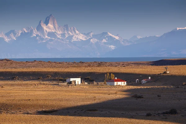 Mocowanie fitz roy, park narodowy los glaciares, patagonia — Zdjęcie stockowe