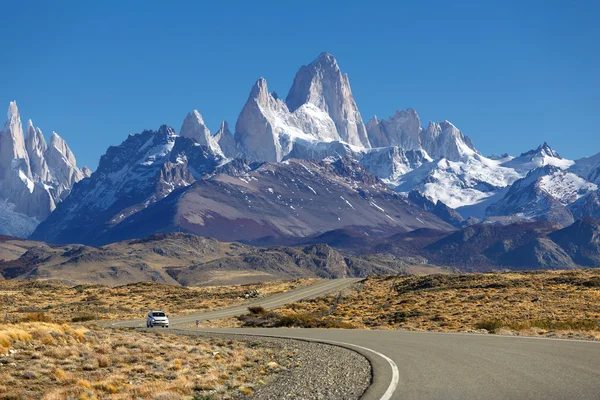 Mount fitz roy, los glaciares nemzeti park, Patagónia — Stock Fotó