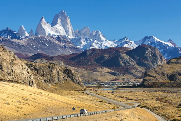 Monte Fitz Roy, Parco Nazionale Los Glaciares, Patagonia — Foto Stock