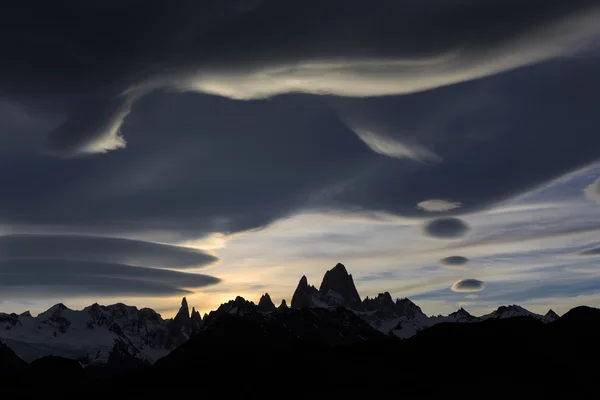 Monte Fitz Roy, Parco Nazionale Los Glaciares, Patagonia — Foto Stock