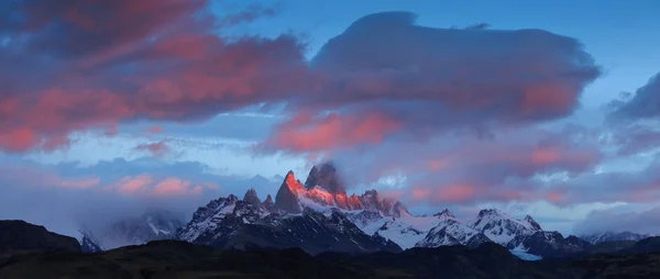 Όρος fitz roy, εθνικό πάρκο los glaciares, Παταγονία — Φωτογραφία Αρχείου