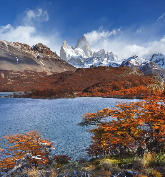 Mount Fitz Roy, Parque Nacional Los Glaciares, Patagônia — Fotografia de Stock