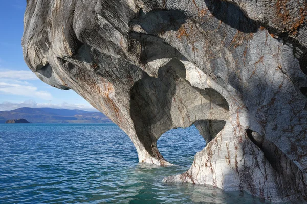 大理石 (Capillas ・ デル ・ マーモル) ・大将・ カレーラ湖 Patag ・ チャペル — ストック写真