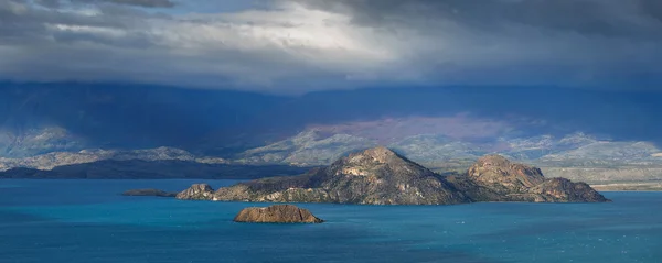 Carrera Lake tábornok, Patagónia, Chile — Stock Fotó