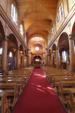 San Francisco Castro, Chiloe Adası, Şili kilisede iç