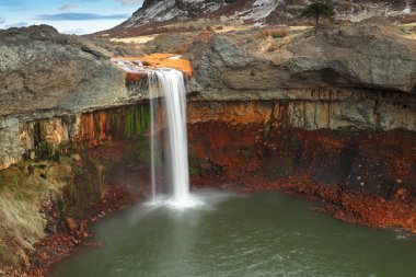 Agrio Nehri, Patagonya, Arjantin, Copahue İl Parkı - 