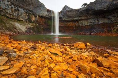 Agrio Nehri, Patagonya, Arjantin, Copahue İl Parkı - 
