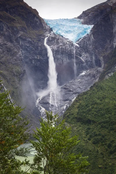 Hanging Glacier, Queulat National Park, Chile — Stock Photo, Image