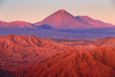 Katarpe, Licancabur volkanı, Atacama Çölü, Şili