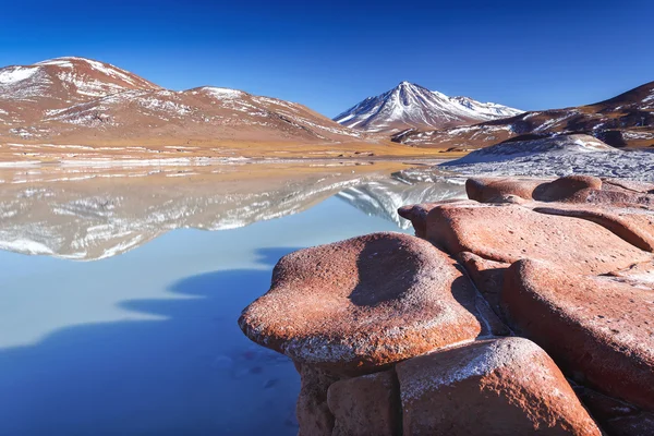Piedras rojas, deserto do Atacama, Chile — Fotografia de Stock