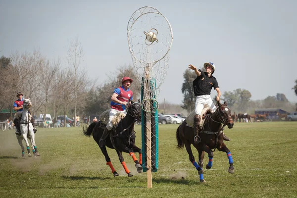 BUENOS AIRES, ARGENTINA - SEP 19: Players in the national game o — Stock fotografie