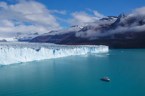 Glaciar Perito Moreno, Parque Nacional Los Glasyares, Patagonia, A — Foto de Stock