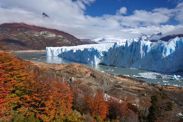 Glaciar Perito Moreno, Parque Nacional Los Glasyares, Patagonia, A —  Fotos de Stock