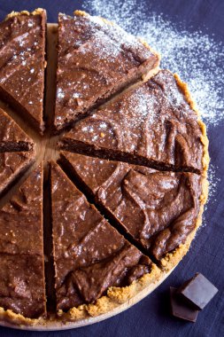 Ev yapımı çikolatalı cheesecake