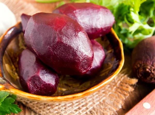 Boiled beet (beetroots) — Stock Photo, Image