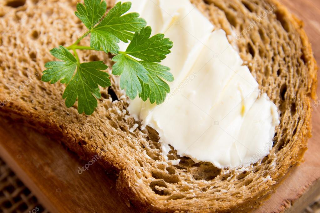 Butter and bread ⬇ Stock Photo, Image by © Mizina 101788562