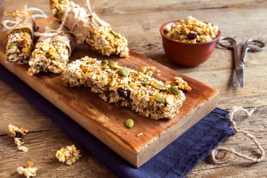 ev yapımı granola barlar