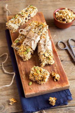 ev yapımı granola barlar