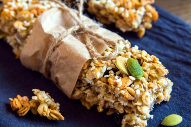 ev yapımı granola barlar